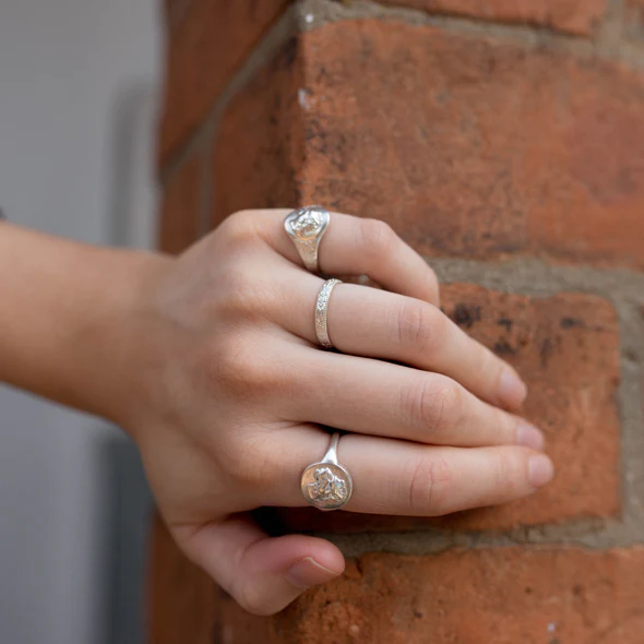 Flower Band Ring