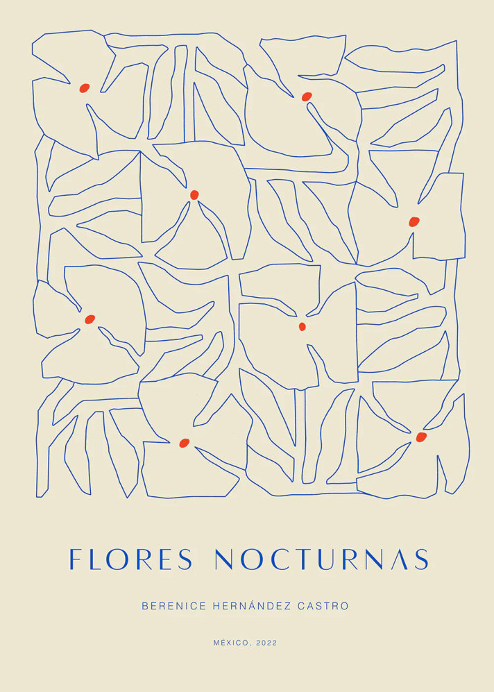 Flores Nocturnas 01 By Berenice Hernandez