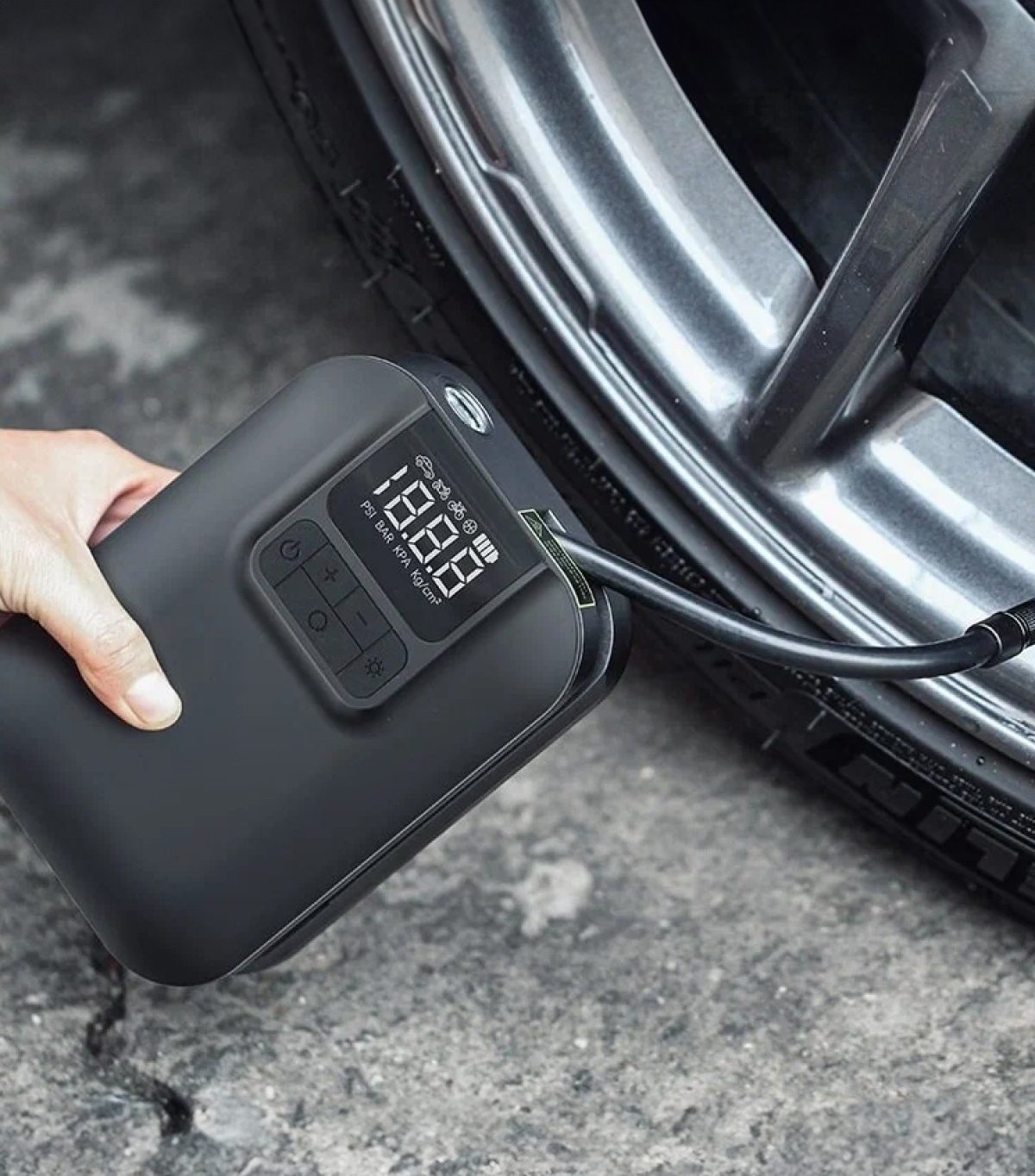 AirCharge Compact Car Air Pump