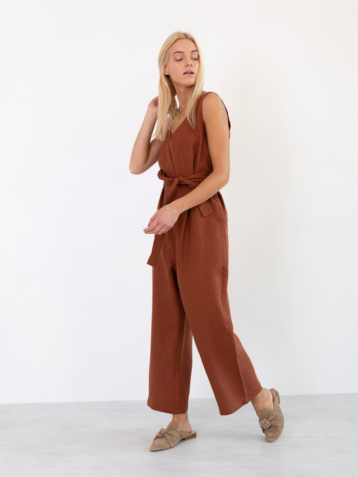 MADELINE Linen Jumpsuit