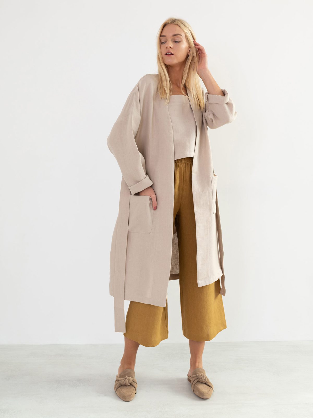 NORA Linen Coat