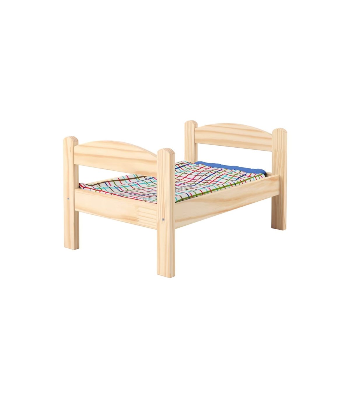 Doll's Bed and Cradle Set